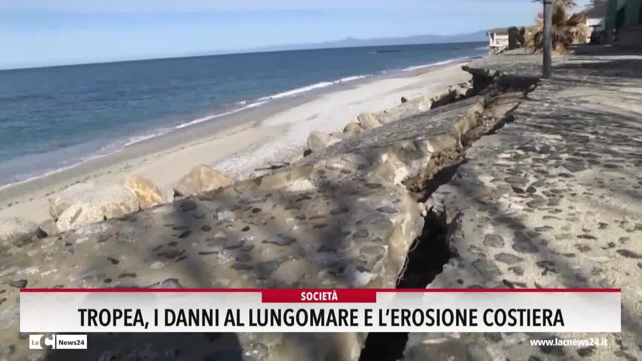 Lungomare di Tropea distrutto dalle mareggiate, lo sconforto dei cittadini: «Così il turismo ce lo giochiamo» - VIDEO