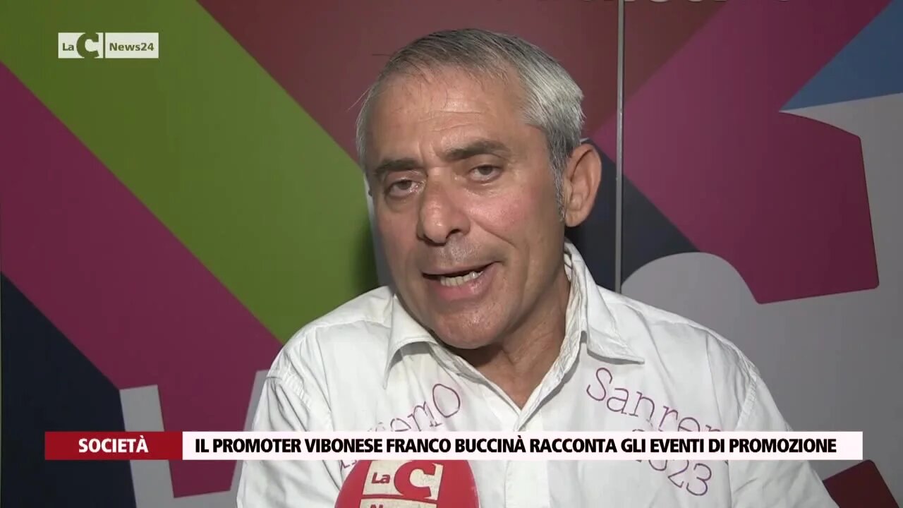 Il promoter vibonese Franco Buccinà racconta gli eventi di promozione