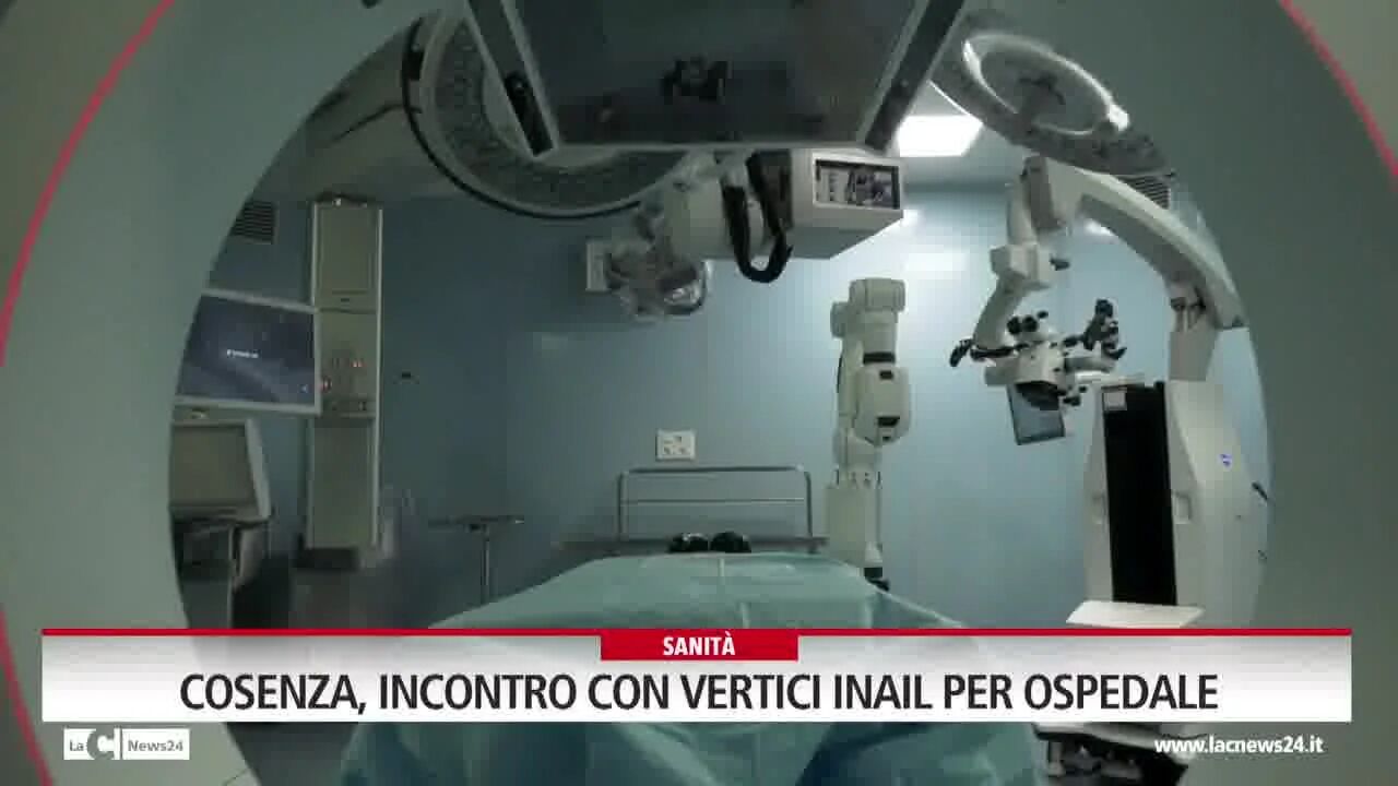 Cosenza, incontro con vertici Inail per ospedale