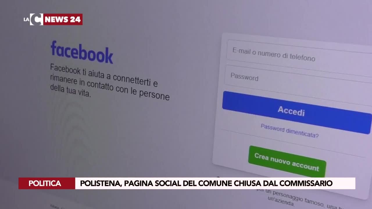 Polistena, pagina social del Comune chiusa dal commissario