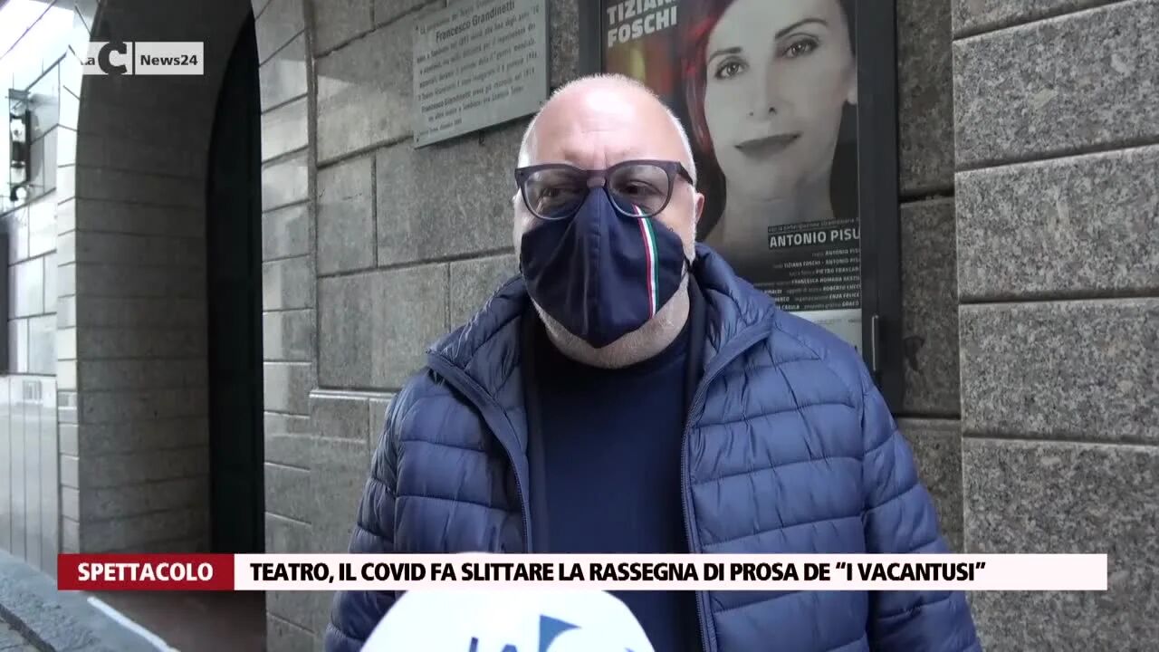 Teatro, il covid fa slittare la rassegna di prosa de “I Vacantusi”