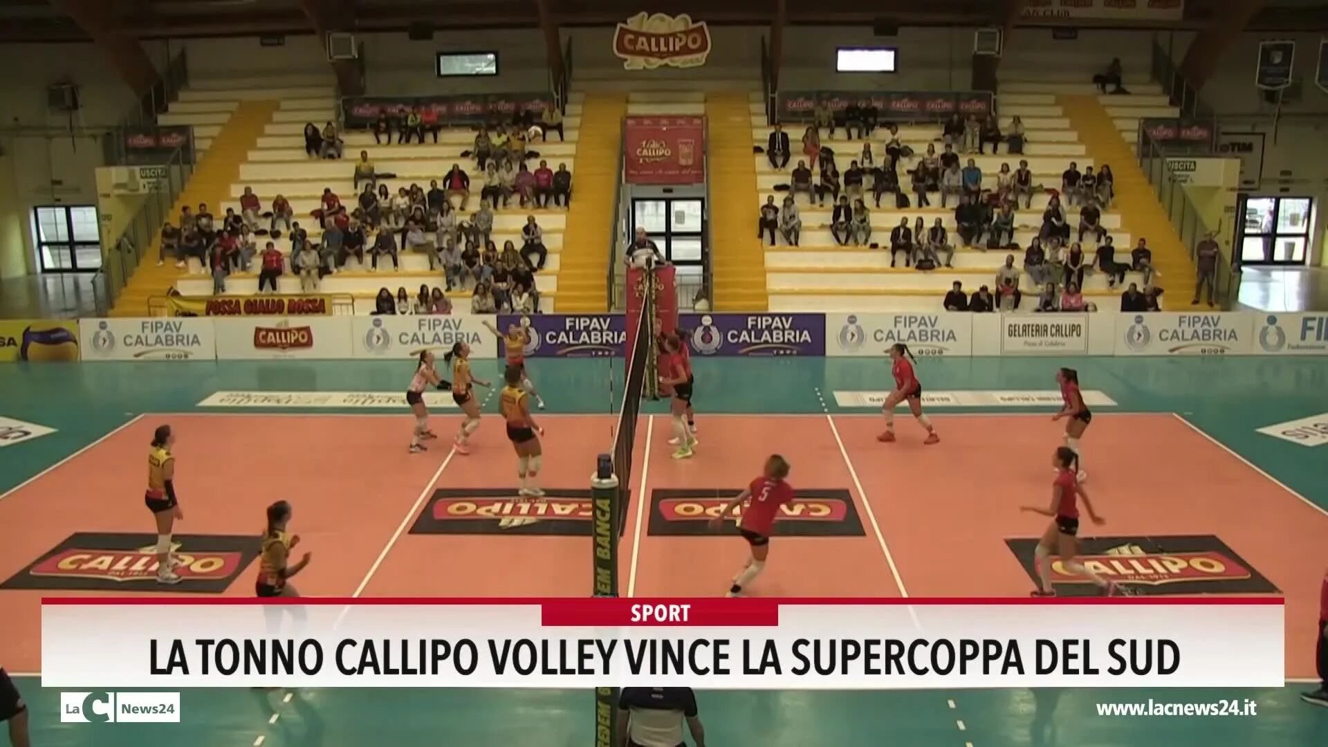 La tonno Callipo Volley vince la Supercoppa del Sud