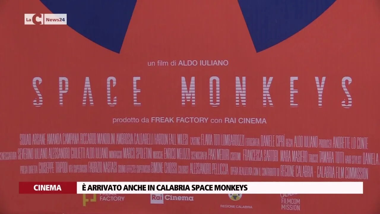 È arrivato anche in Calabria Space Monkeys