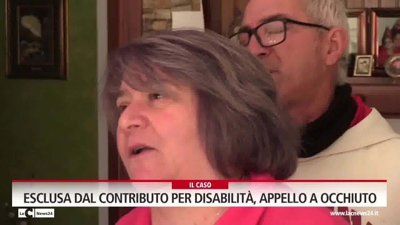 Esclusa dal contributo per disabilità, appello a Occhiuto