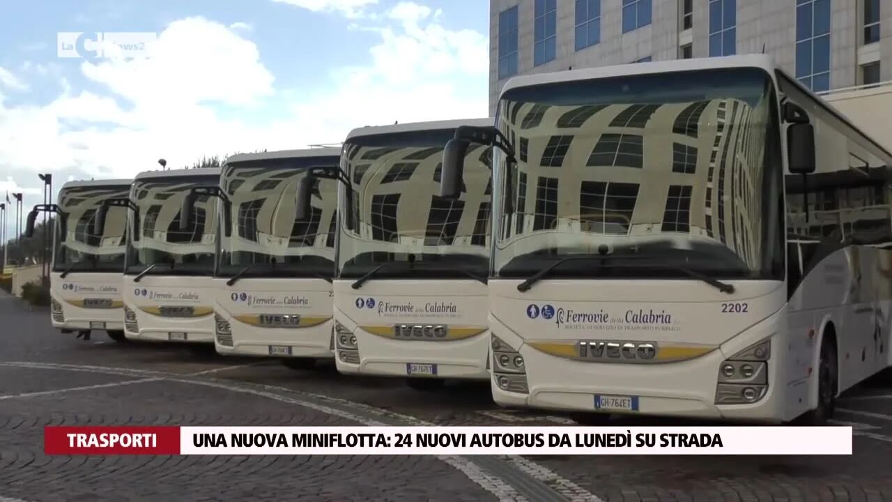 Ecco la miniflotta di bus 24: nuovi autobus da lunedì su strada 