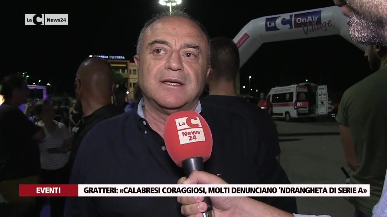 Gratteri: «Calabresi coraggiosi, molti denunciano ‘ndrangheta di Serie A»