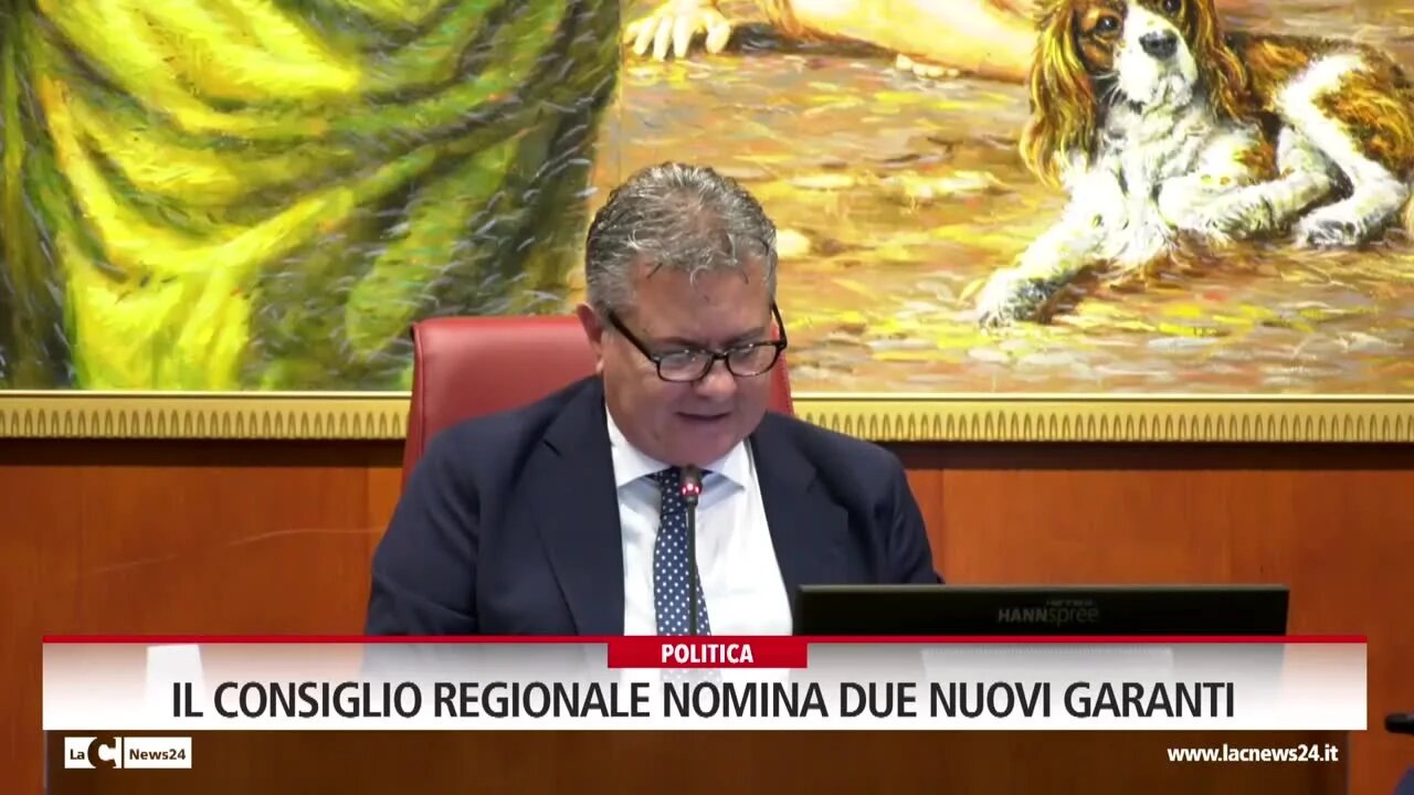 Il Consiglio Regionale nomina due nuovi garanti