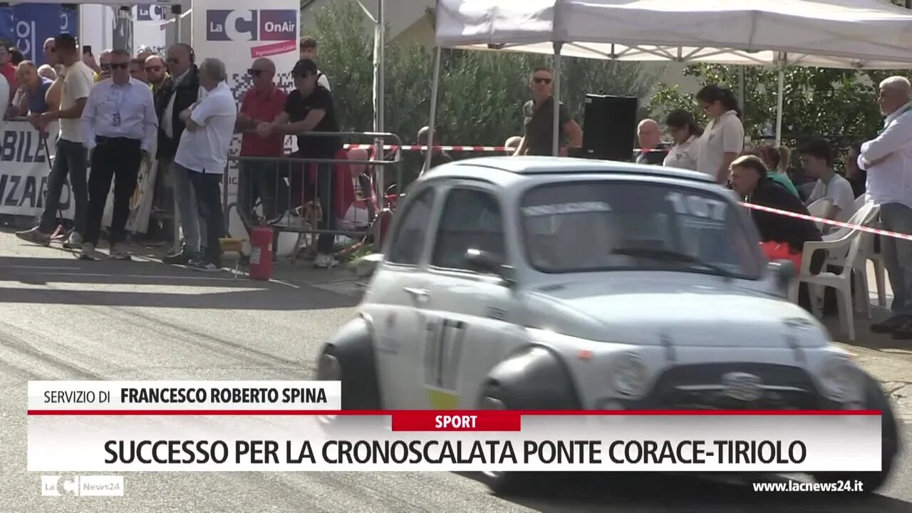 Automobilismo, successo per la 40esima edizione della cronoscalata Ponte Corace-Tiriolo