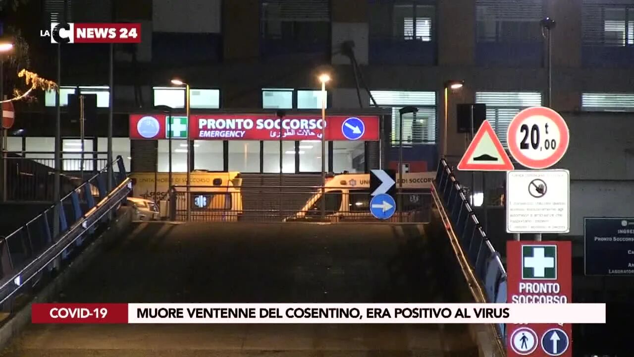 Muore ventenne del cosentino, era positivo al virus