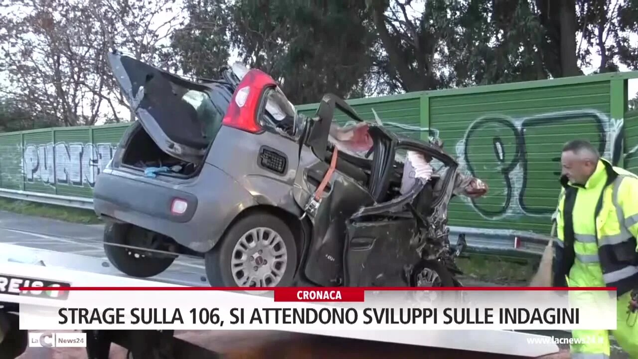 Strage sulla 106, si attendono sviluppi sulle indagini