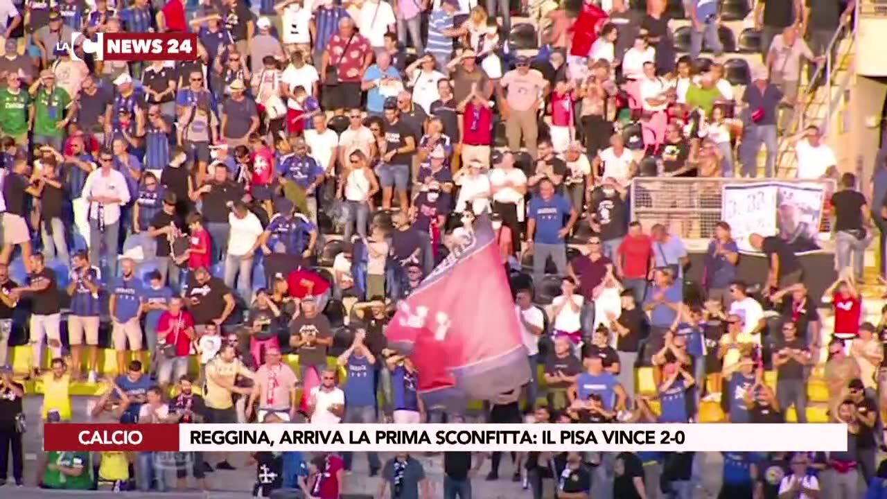 Reggina, arriva la prima sconfitta: il Pisa vince 2-0