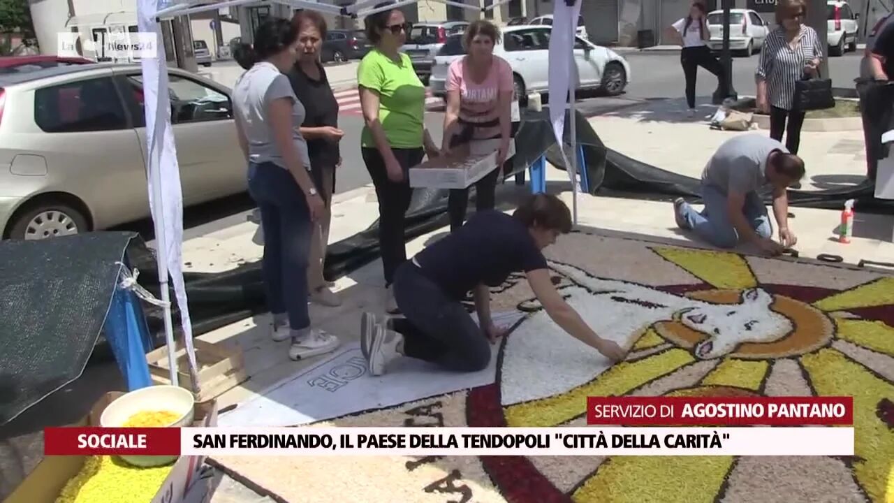 San Ferdinando, il paese della tendopoli "città della carità"