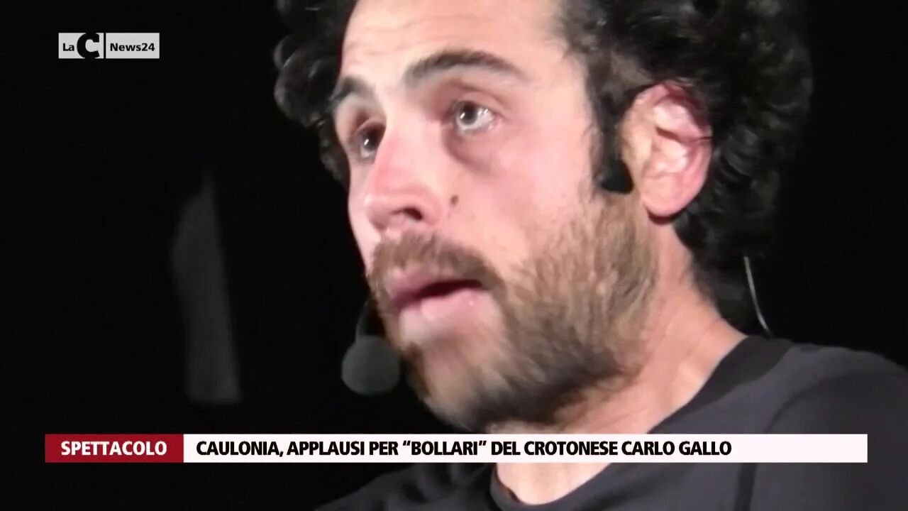 Caulonia, applausi per “Bollari” del crotonese Carlo Gallo