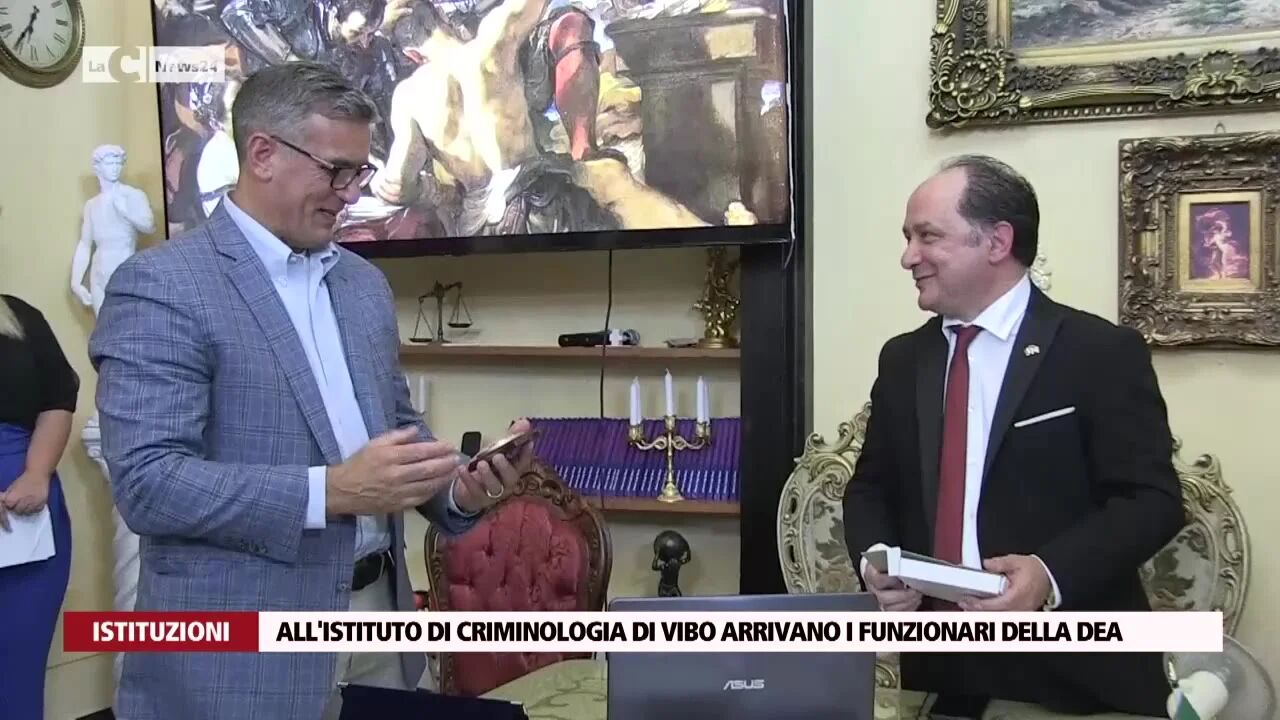 All'Istituto di criminologia di Vibo arrivano i funzionari della Dea