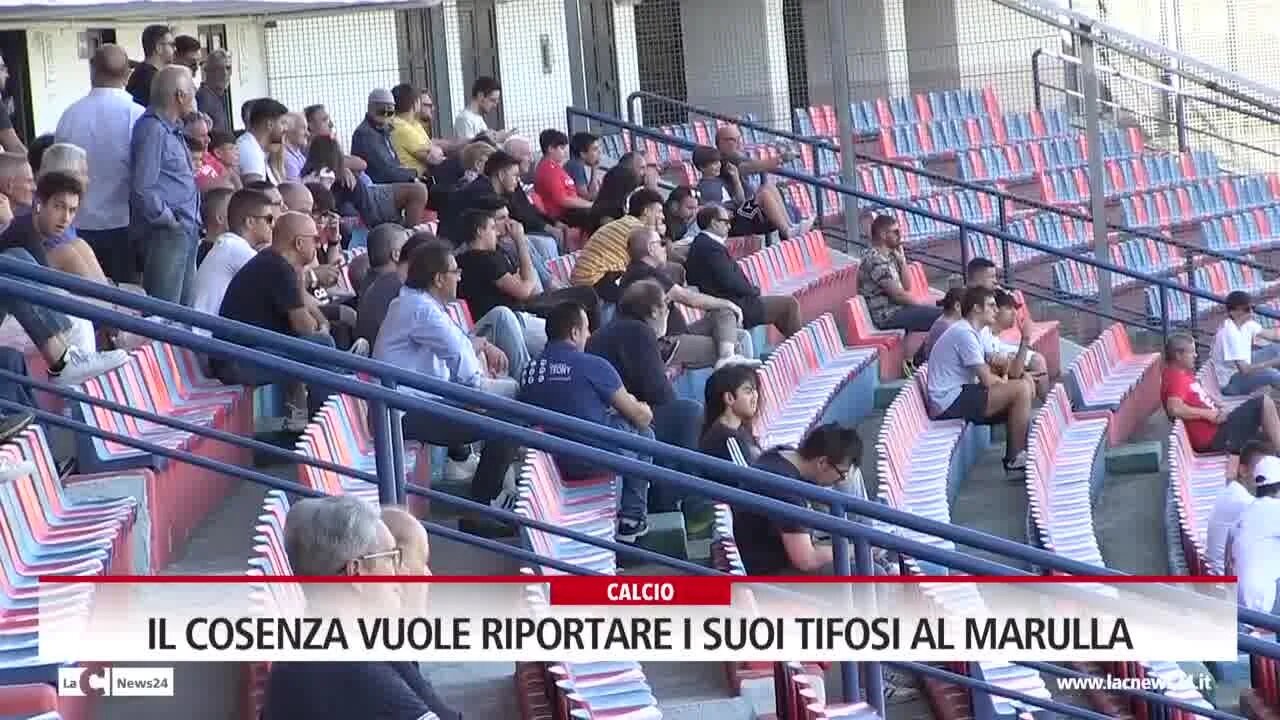 Il Cosenza vuole riportare i suoi tifosi al Marulla