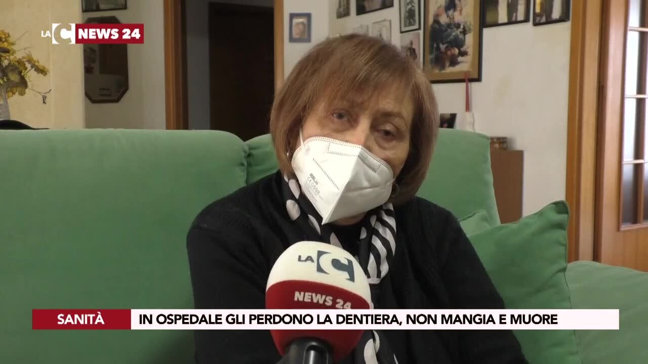 In ospedale gli perdono la dentiera, non mangia e muore