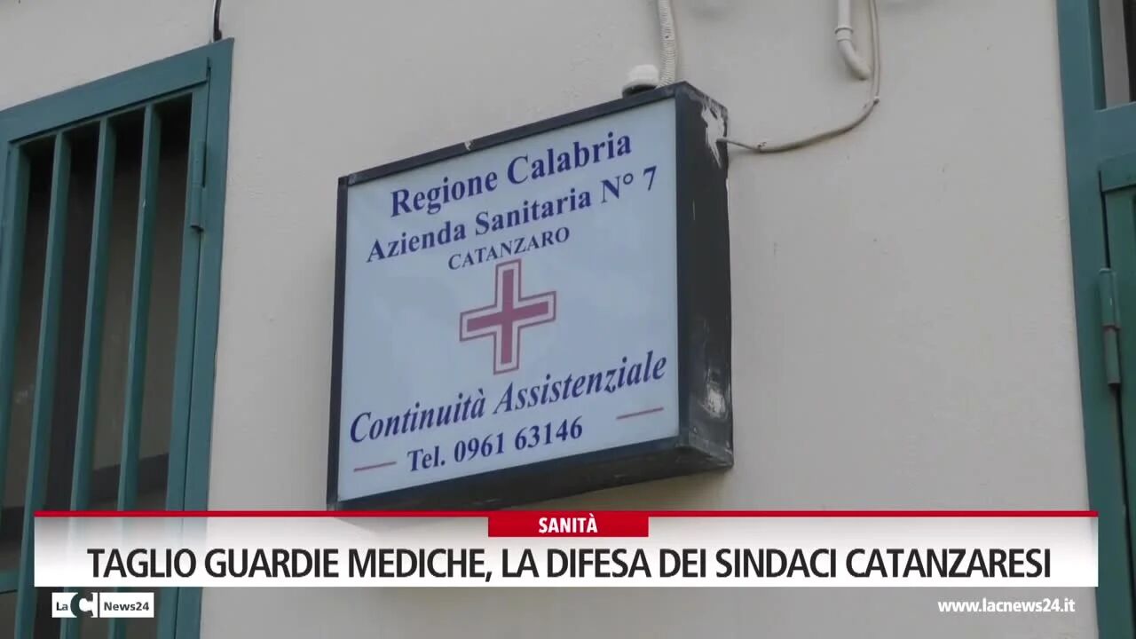 Taglio guardie mediche, la difesa dei sindaci catanzaresi