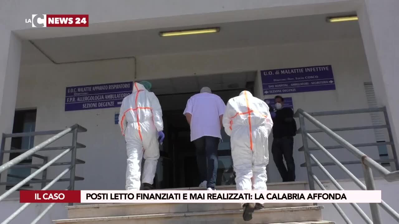 Posti letto finanziati e mai realizzati: la Calabria affonda