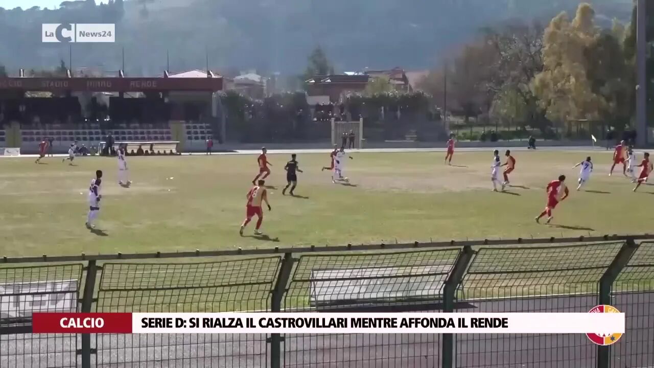 Serie D: si rialza il Castrovillari mentre affonda il Rende