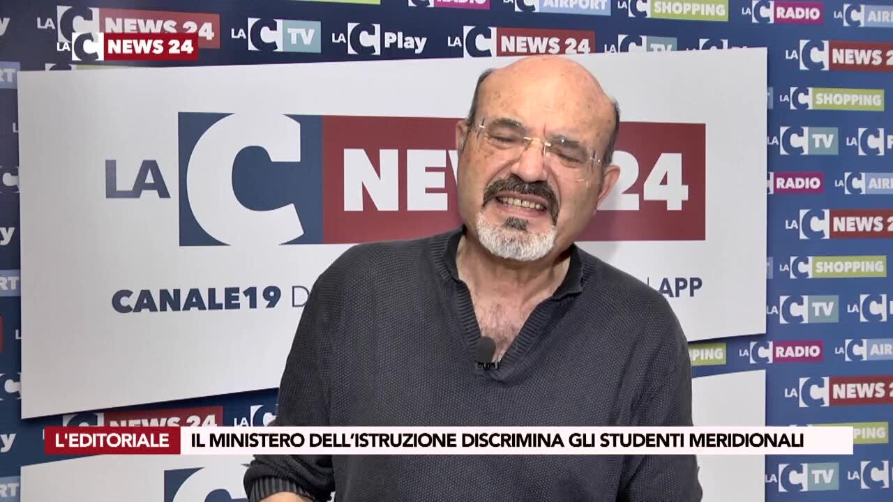 Il ministero dell'istruzione discrimina gli studenti meridionali