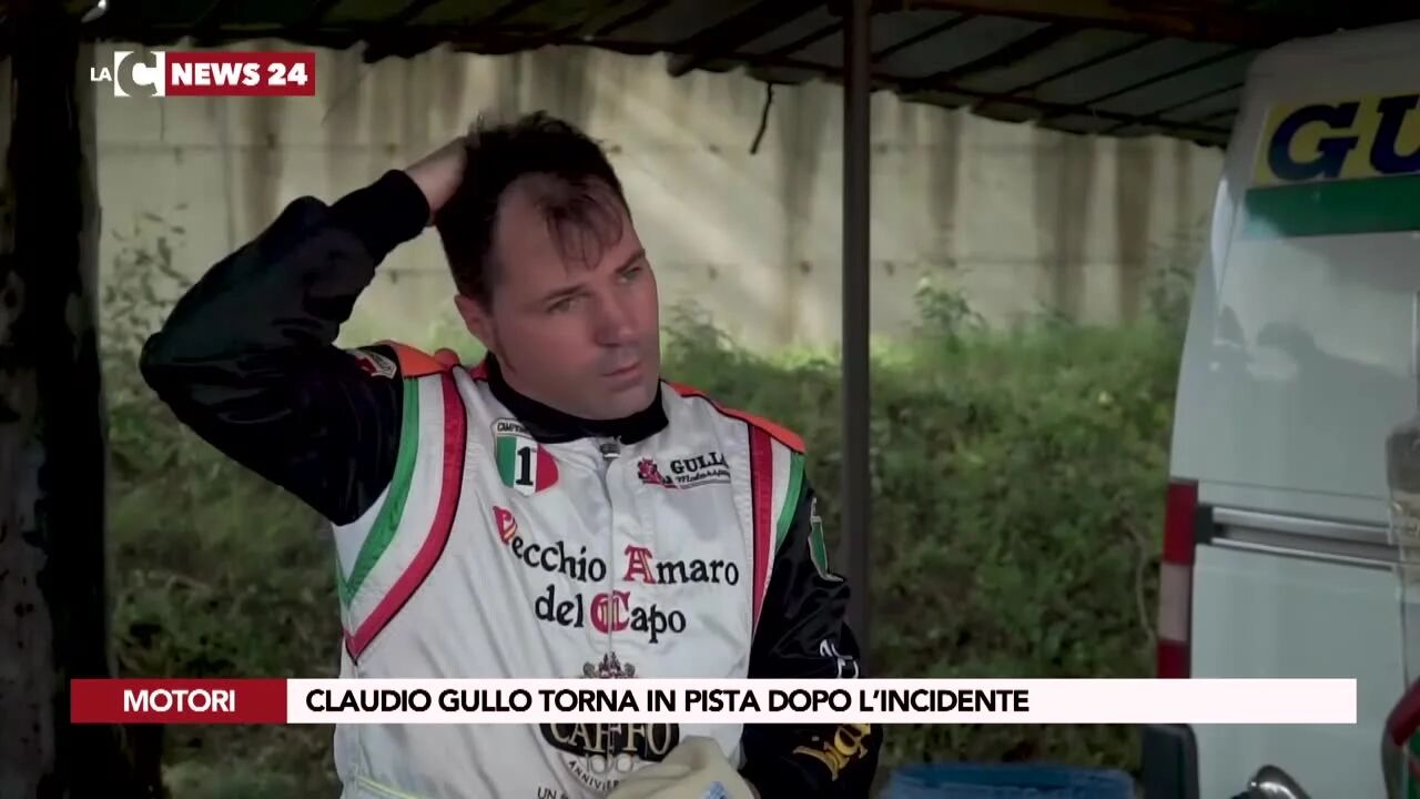 Claudio Gullo torna in pista dopo l’incidente