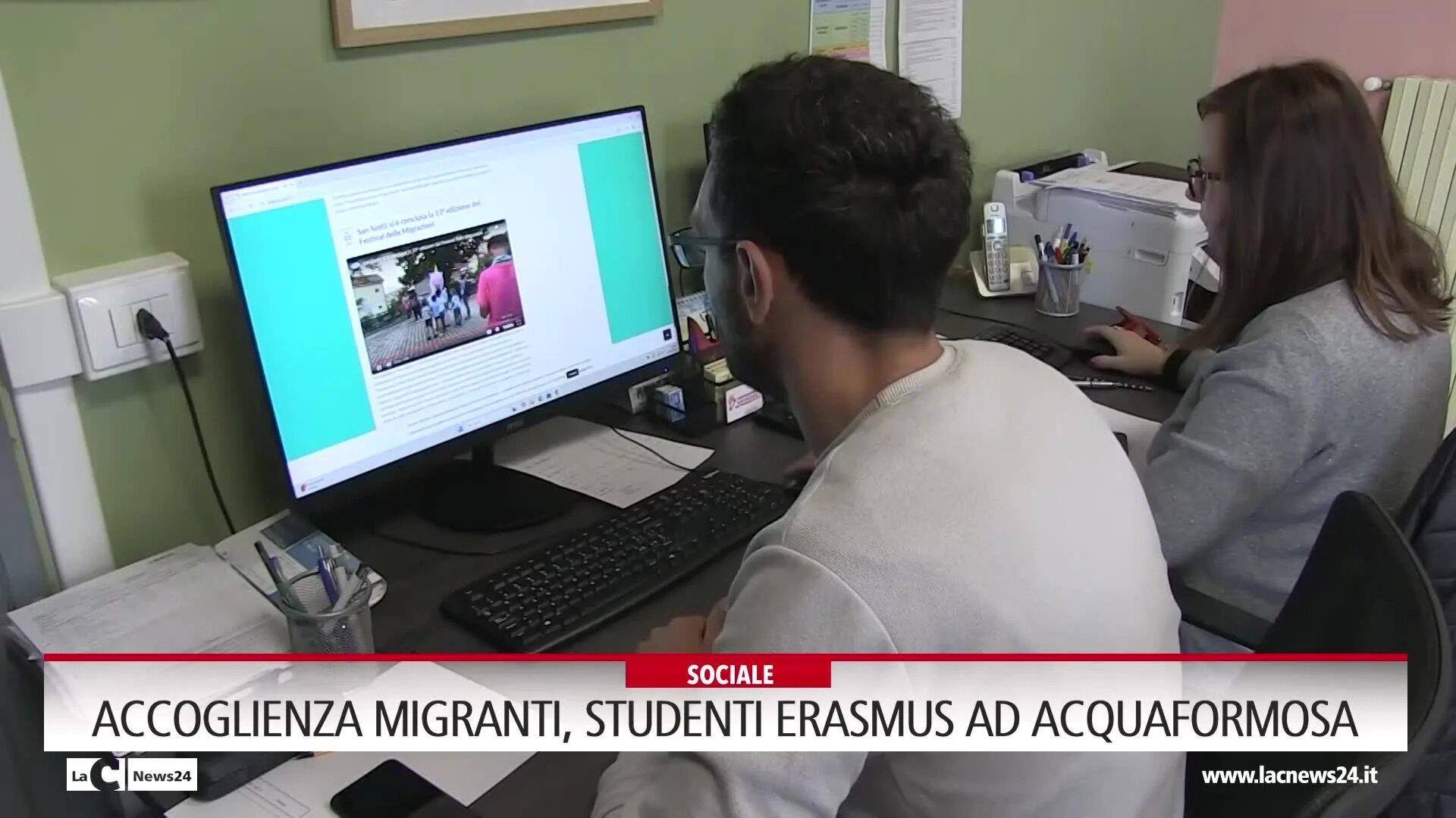 Acquaformosa apre le proprie porte agli studenti Erasmus | VIDEO