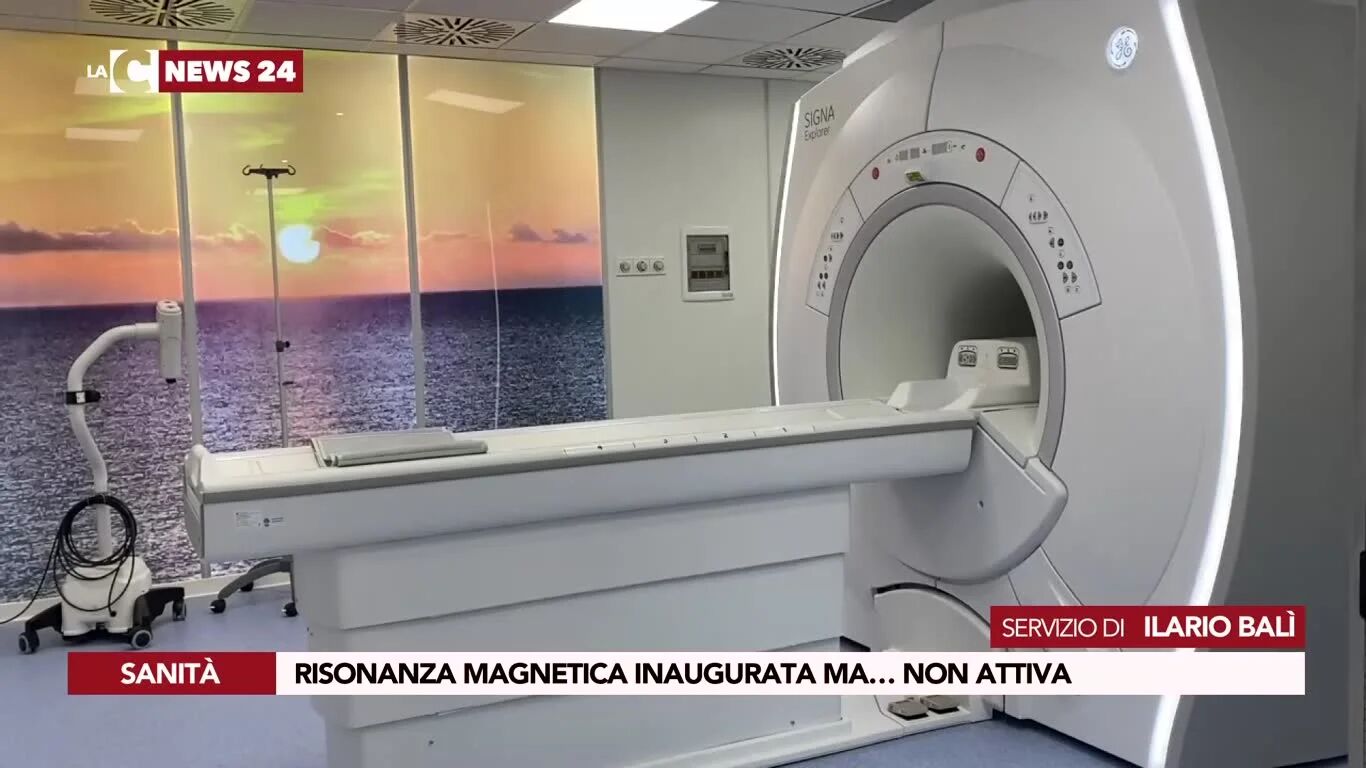 Locri, risonanza magnetica inaugurata dopo 6 anni ma non funziona