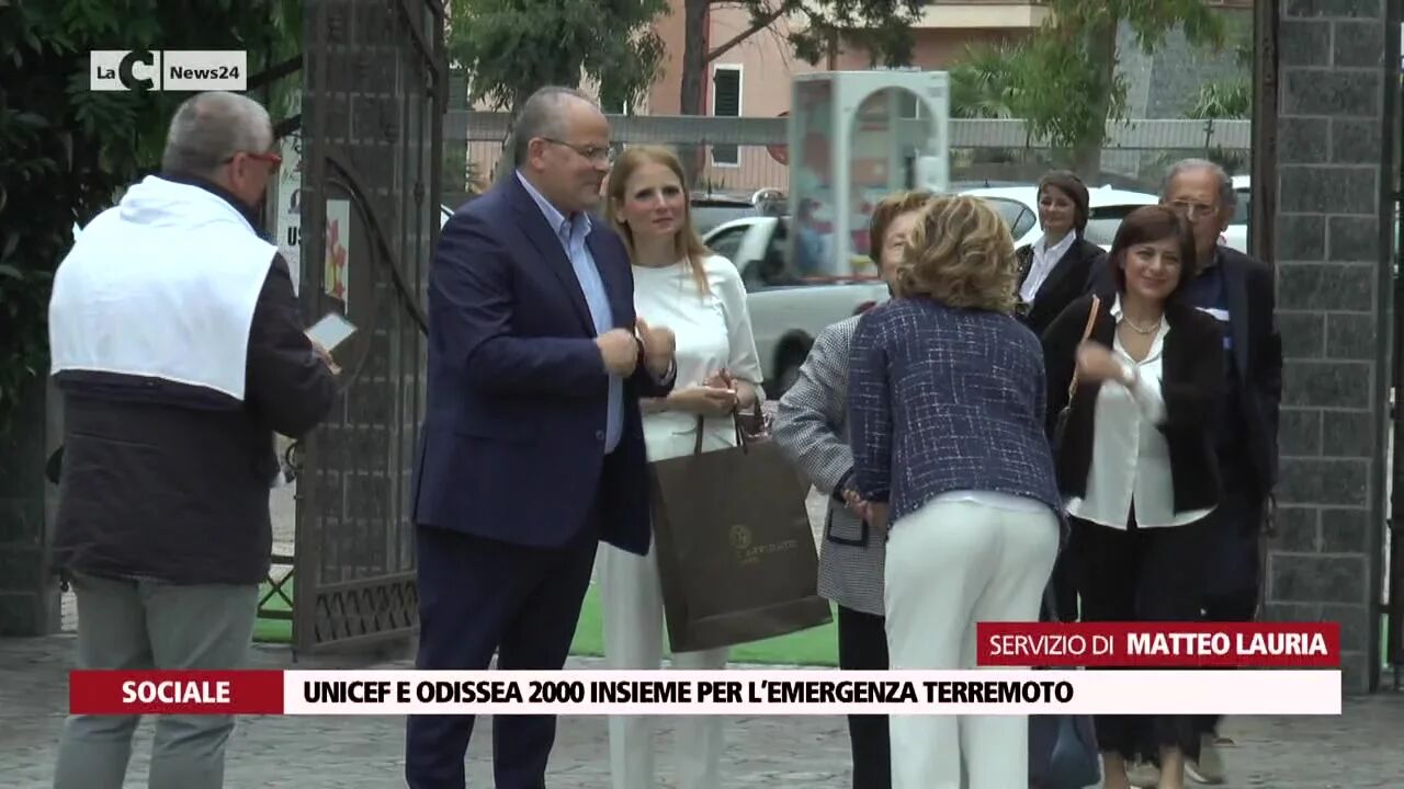 Unicef e Odissea 2000 insieme per l’emergenza terremoto