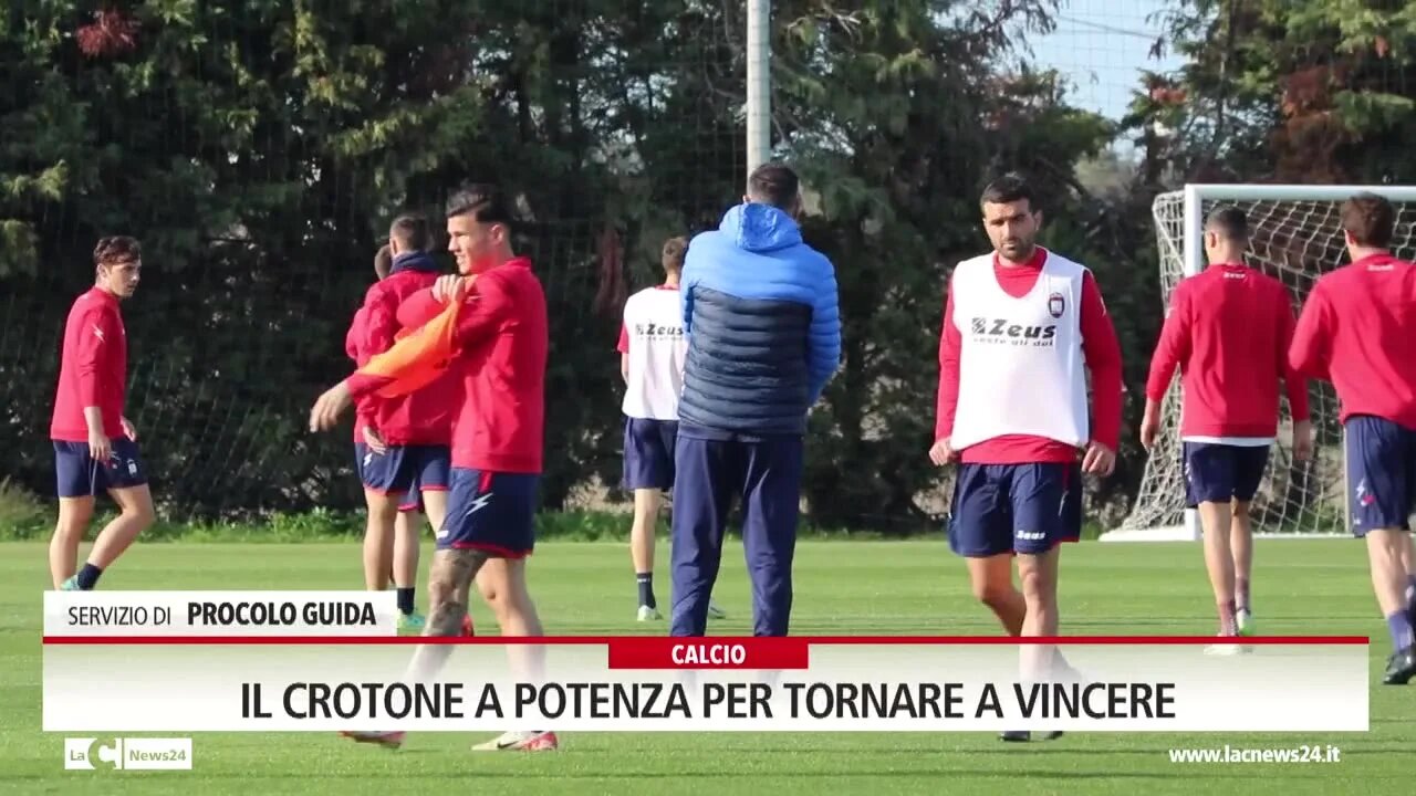 Il Crotone a Potenza per tornare a vincere