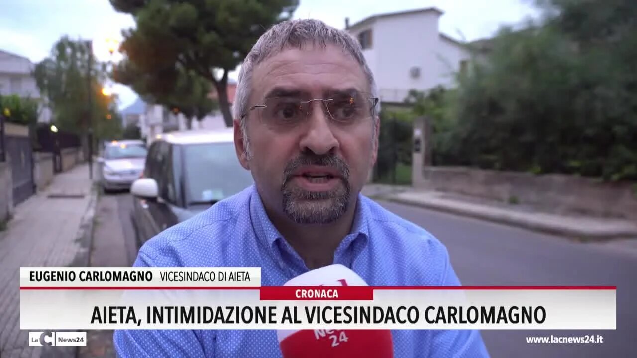 Aieta, intimidazione al vicesindaco Carlomagno