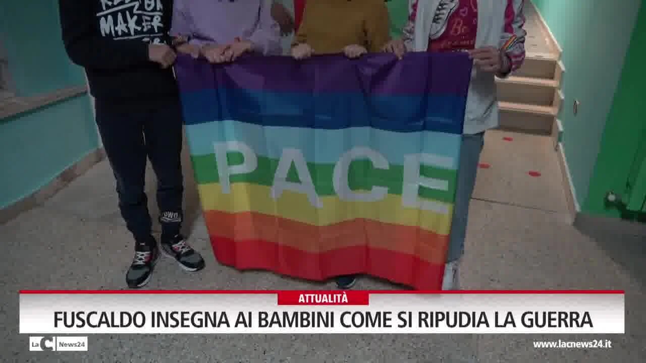 Fuscaldo insegna ai bambini come si ripudia la guerra