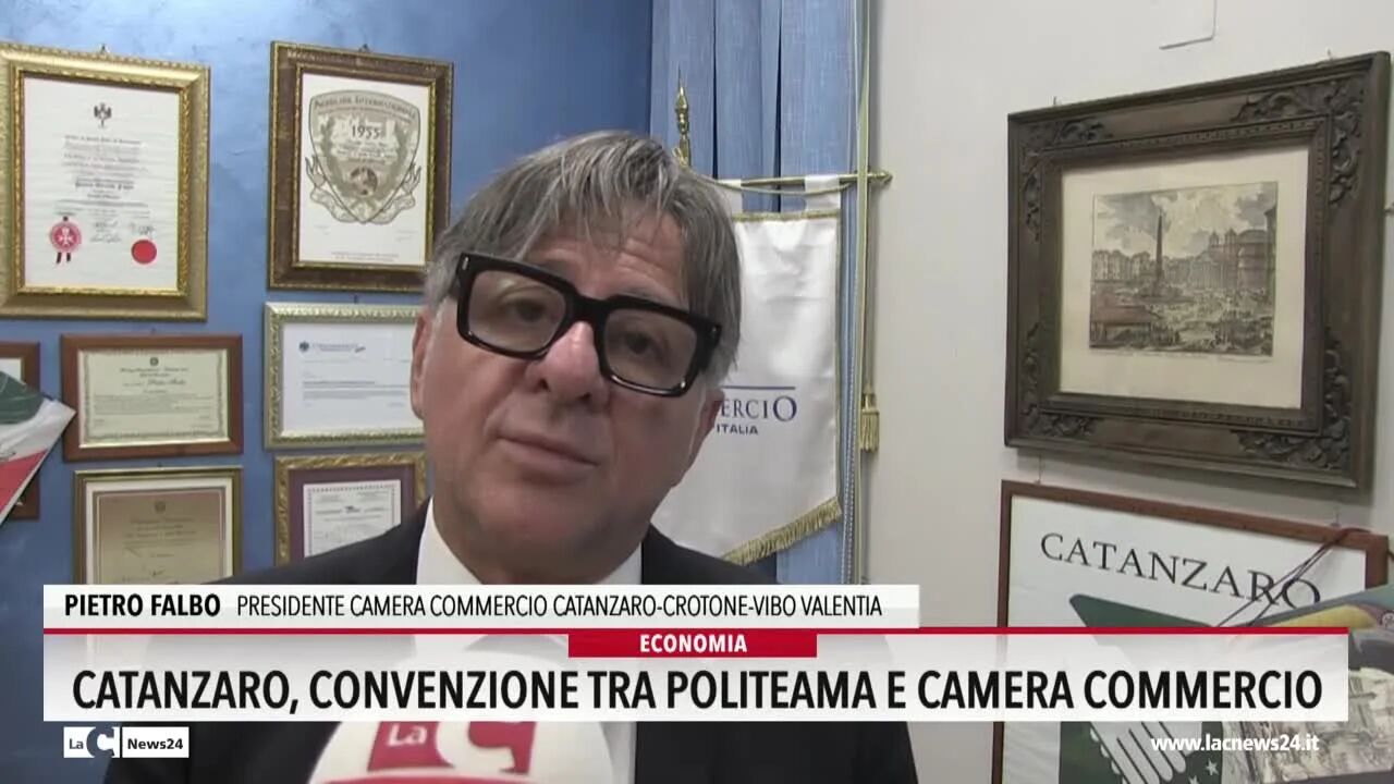 Catanzaro, convenzione tra Politeama e camera di commercio