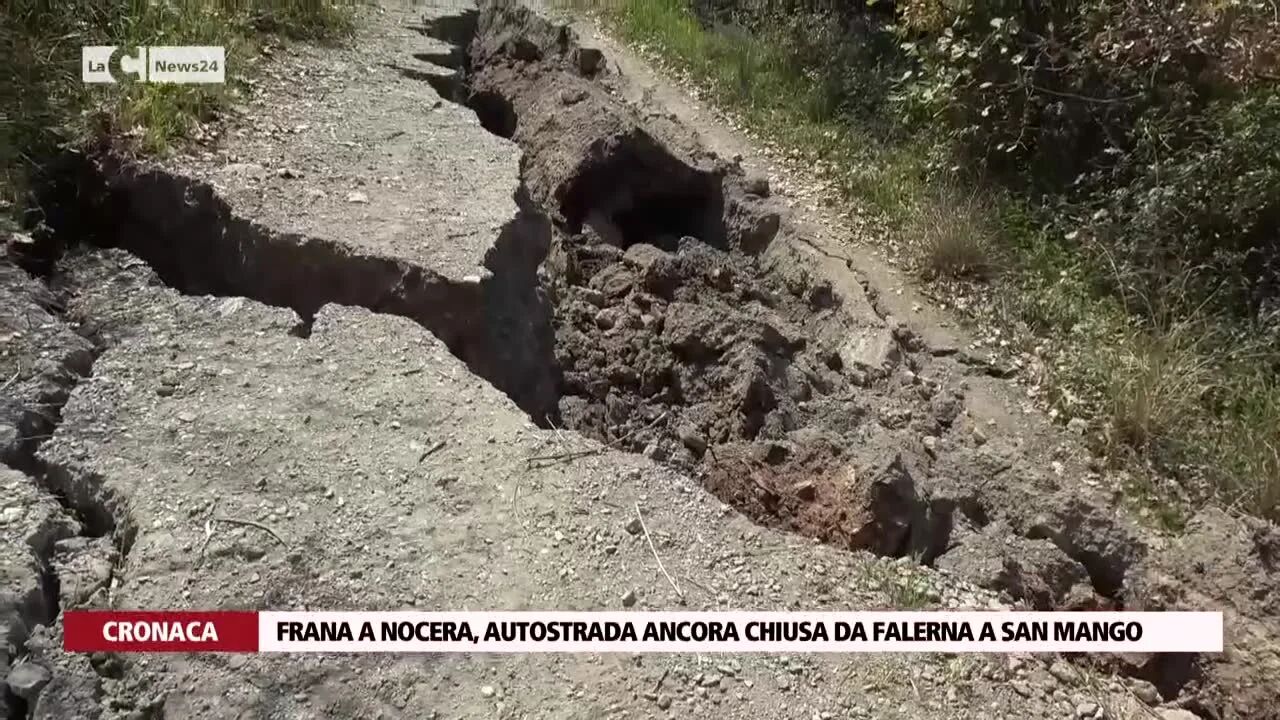 Frana a Nocera, autostrada ancora chiusa da Falerna a San Mango