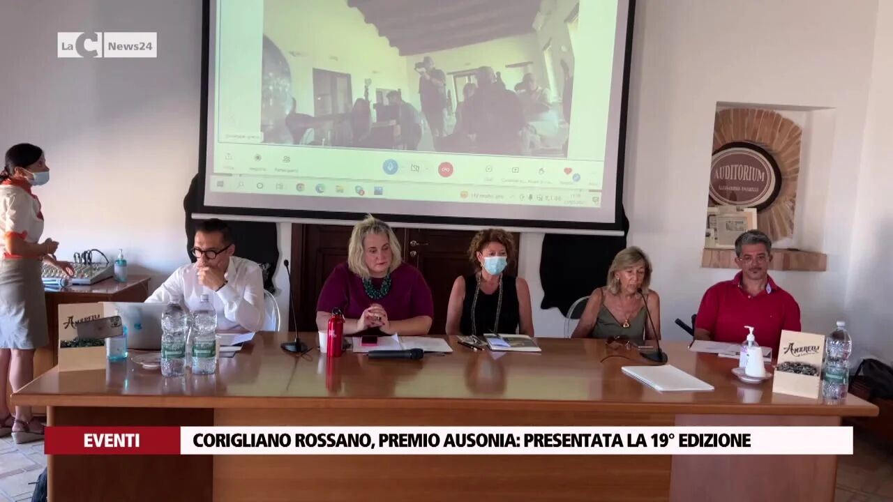 Corigliano Rossano, premio Ausonia: presentata la 19° edizione