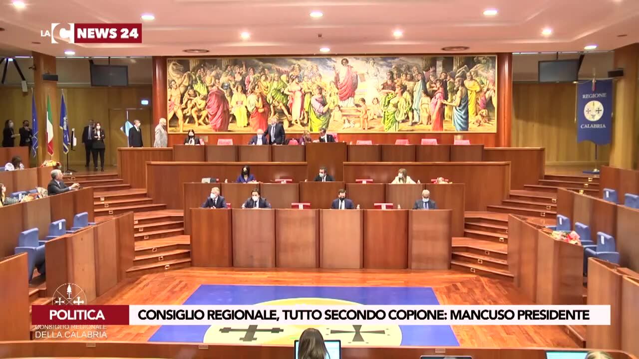 Consiglio regionale, tutto secondo copione Mancuso presidente