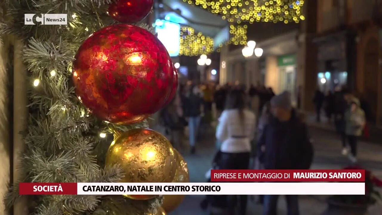 Catanzaro, natale in centro storico