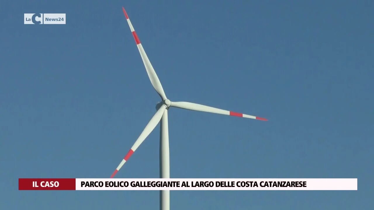 Parco eolico galleggiante al largo delle costa Catanzarese