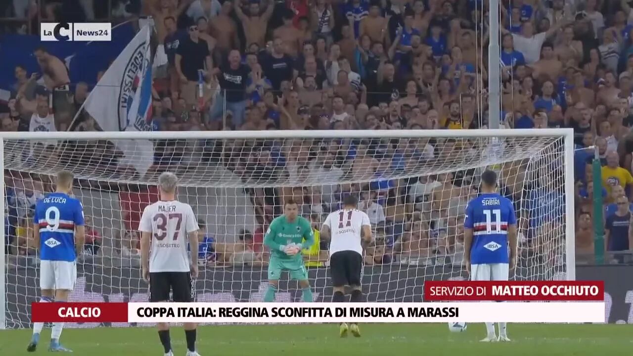 Coppa Italia: Reggina sconfitta di misura a Marassi