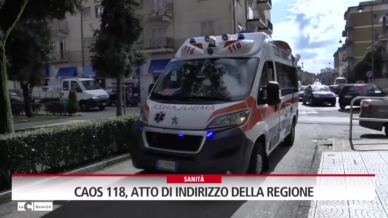 Caos 118, atto di indirizzo della Regione