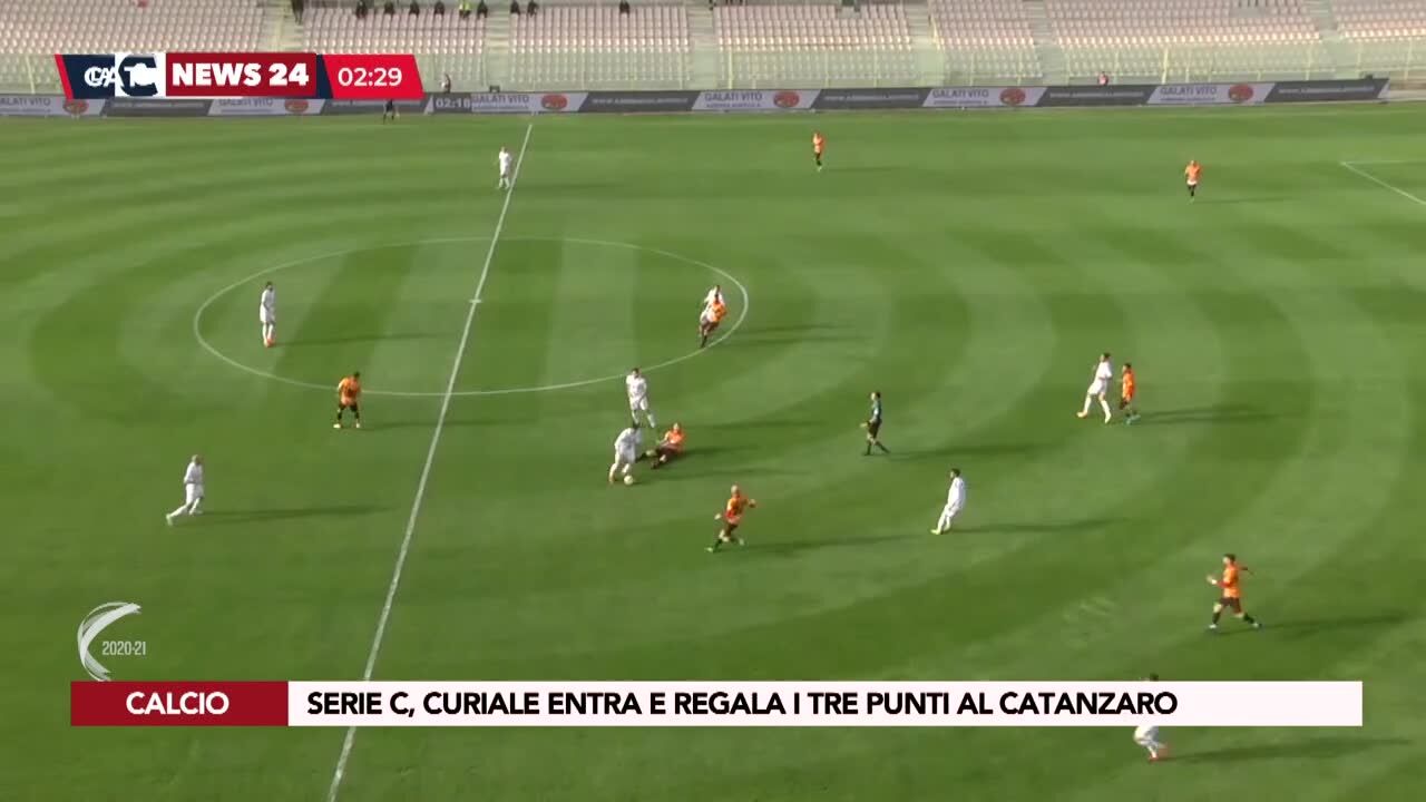 Serie C, Curiale entra e regala i tre punti al Catanzaro