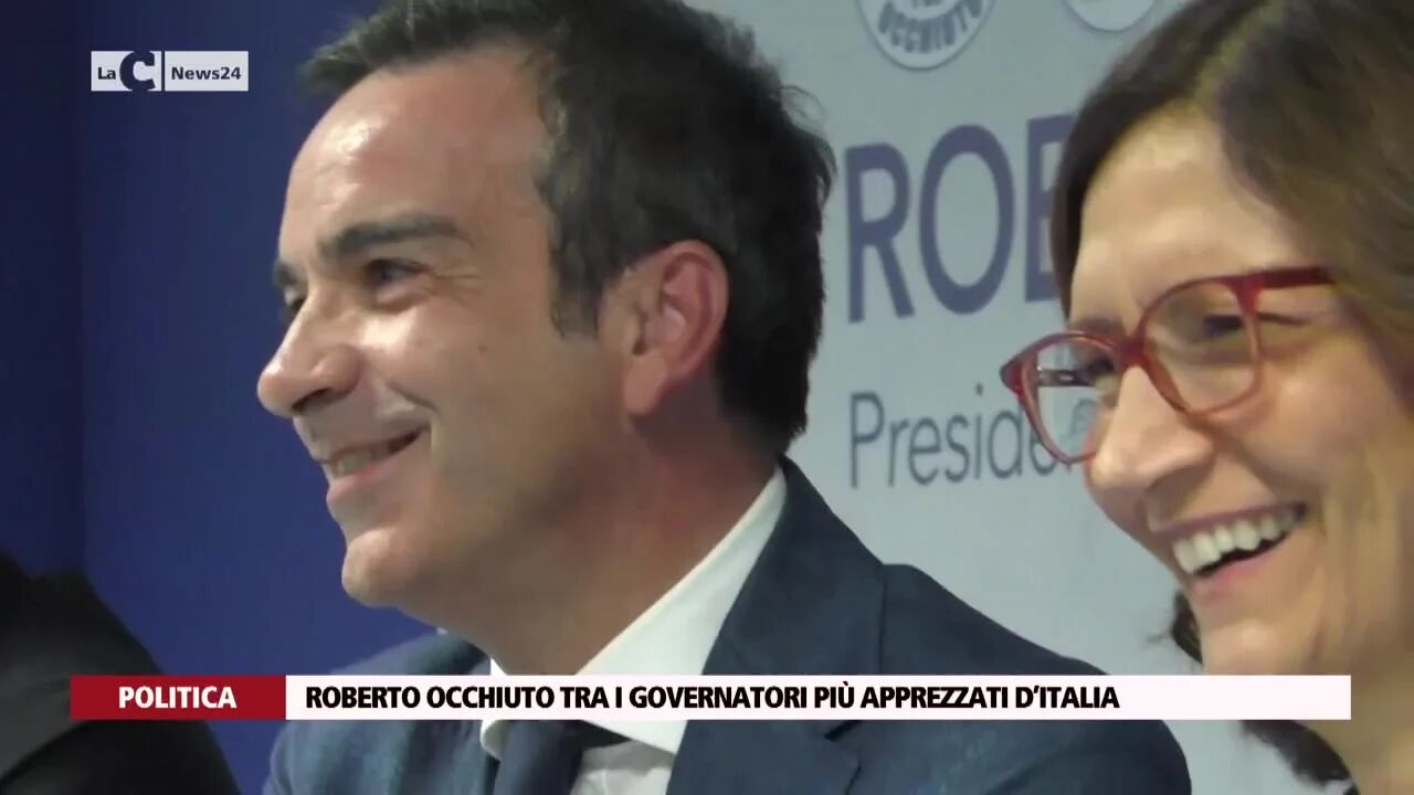 Roberto Occhiuto tra i governatori più apprezzati d’Italia