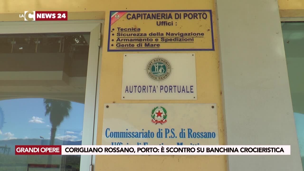 Corigliano Rossano, porto: è scontro su banchina crocieristica
