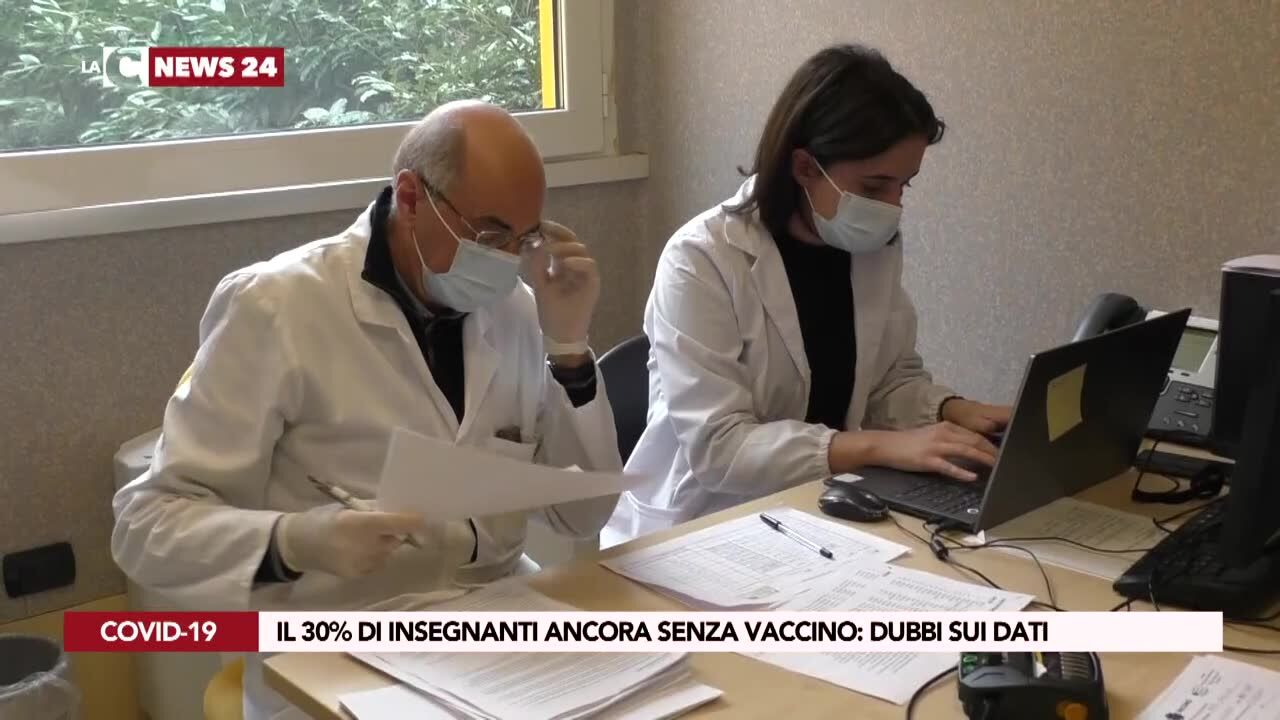 Il 30% di insegnanti ancora senza vaccino: dubbi sui dati