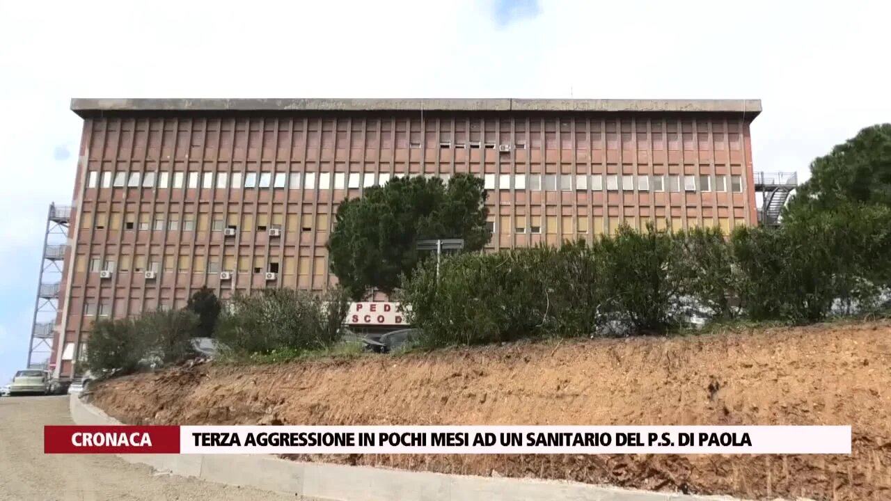 Terza aggressione in pochi mesi a un sanitario del Pronto soccorso di Paola