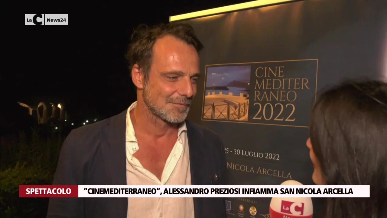 “Cinemediterraneo”, Alessandro Preziosi infiamma San Nicola Arcella