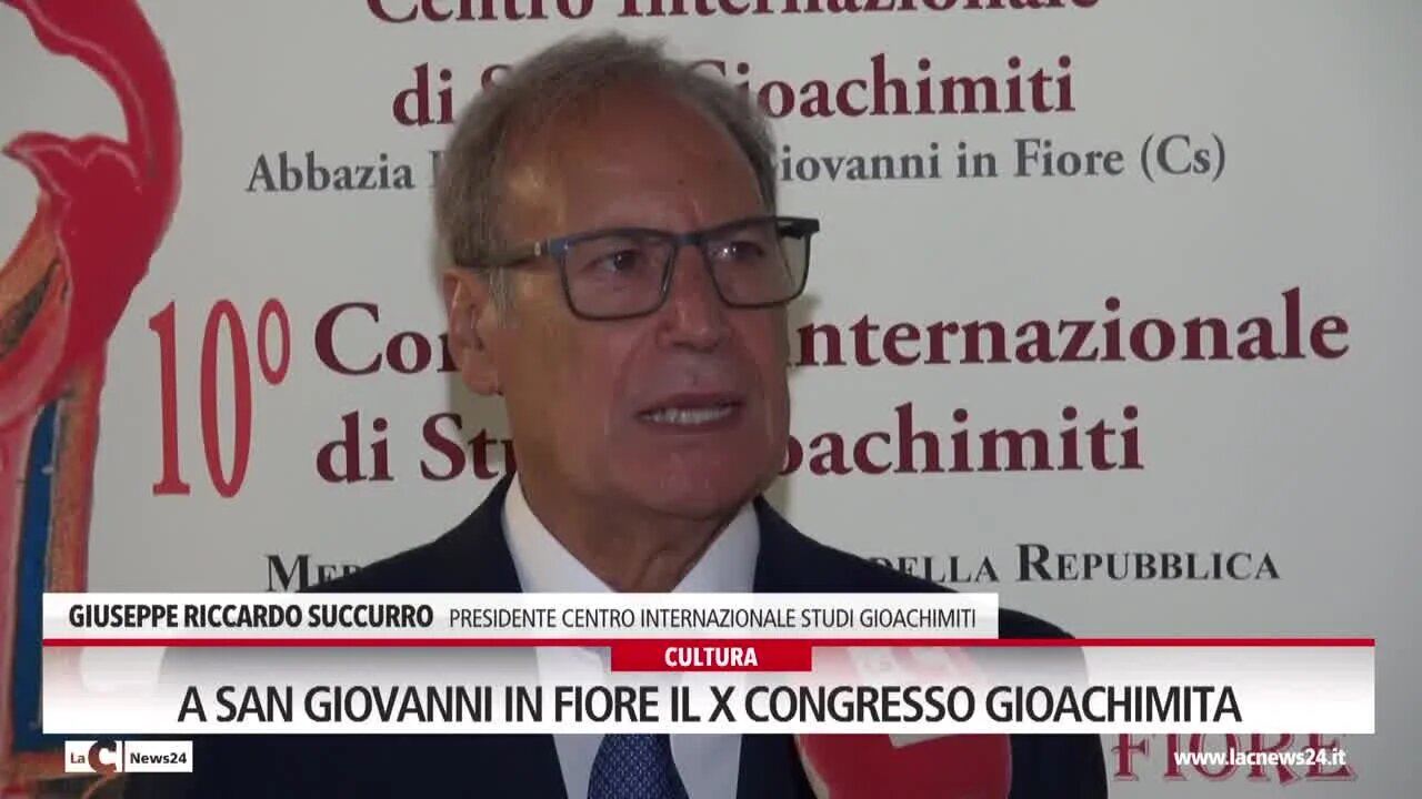 A San Giovanni in Fiore il X Congresso Gioachimita