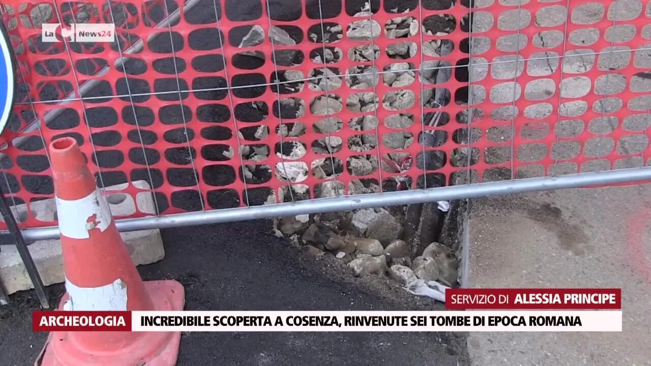 Incredibile scoperta a Cosenza, rinvenute sei tombe di epoca romana