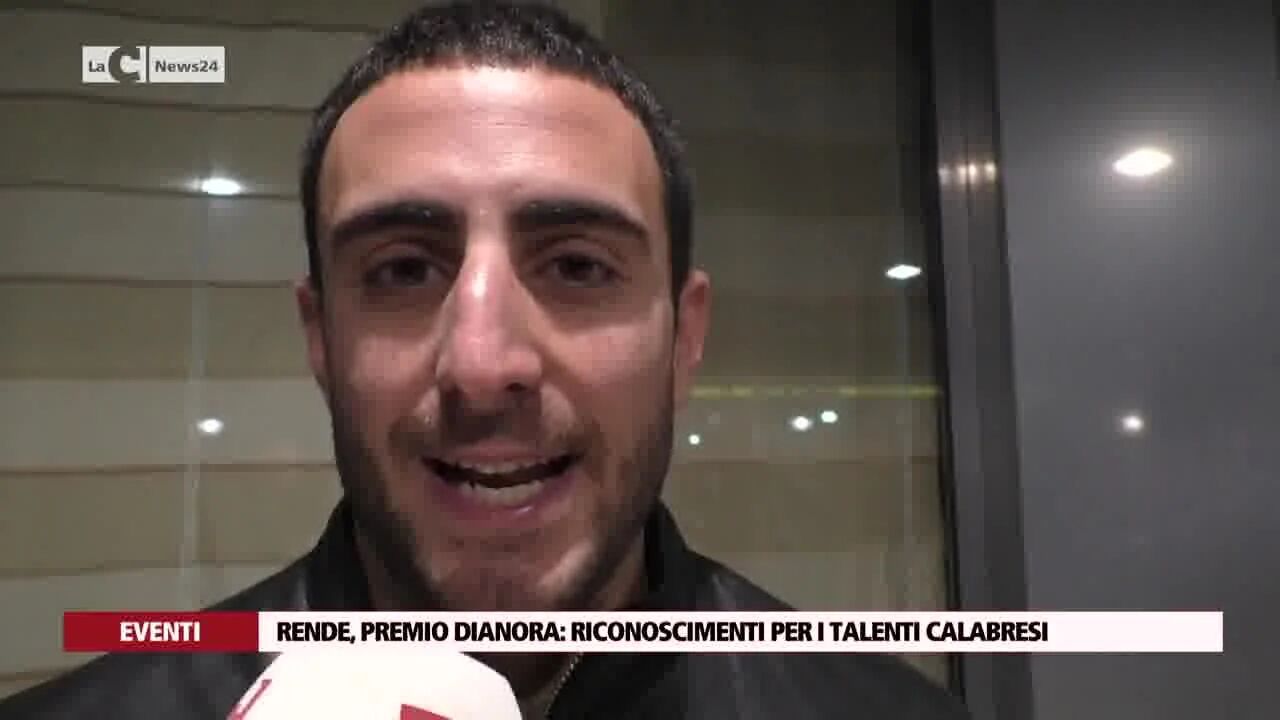 Rende, premio Dianora, riconoscimenti per i talenti calabresi