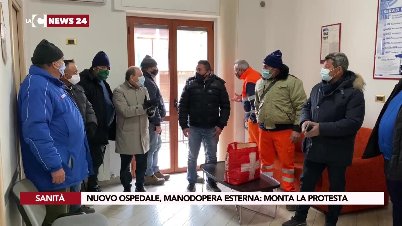 Nuovo ospedale Sibaritide, manodopera esterna: monta la protesta