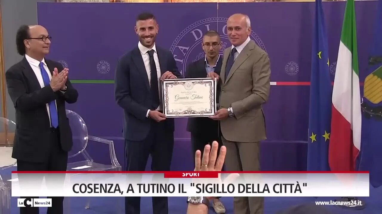 Cosenza, a Tutino il Sigillo della città